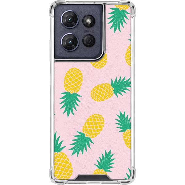 Summer Pineapples Moto G 5G (2025) Clear Case