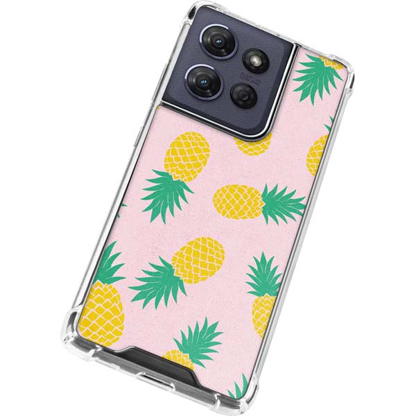 Summer Pineapples Moto G Power 5G (2025) Clear Case