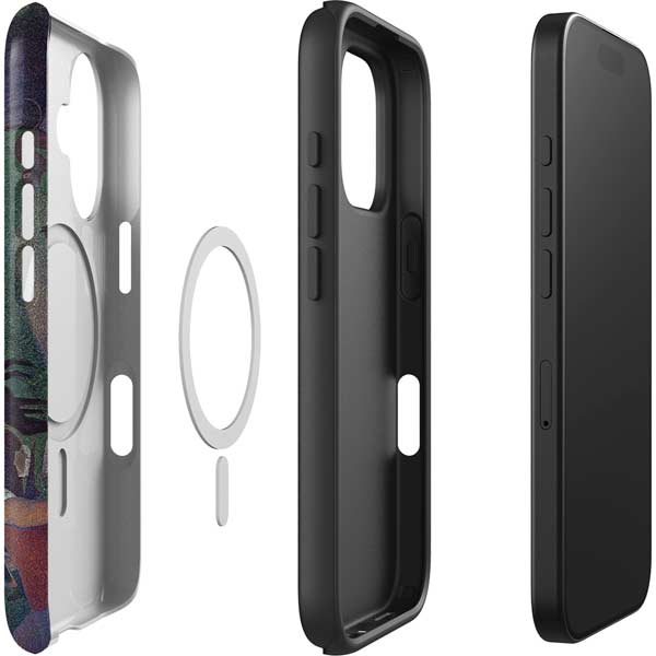 Georges Seurat Sunday Afternoon on the Island of La Grande Jatte iPhone 16 Magsafe Impact Case