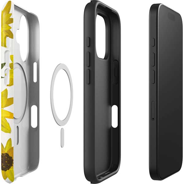 Sunflower Acrylic by Cat Coq iPhone 16 Magsafe Impact Case