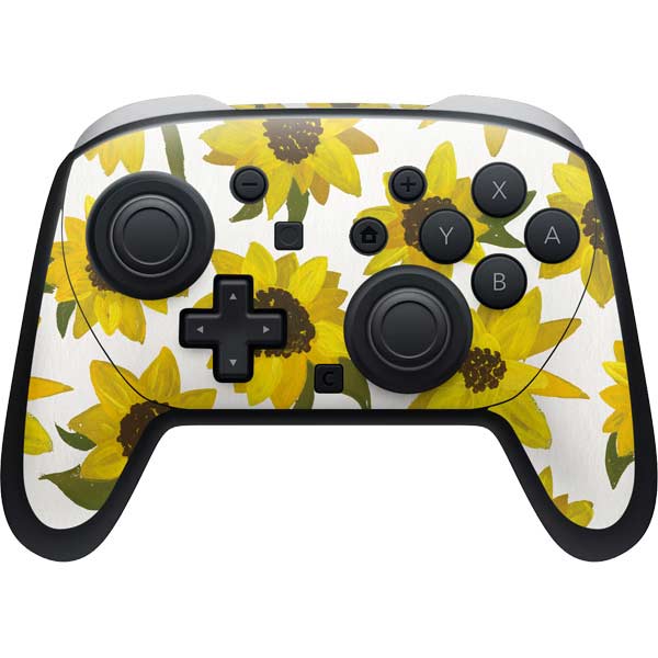 Sunflower Acrylic by Cat Coq Nintendo Switch 2 (2025) Pro Controller Skin
