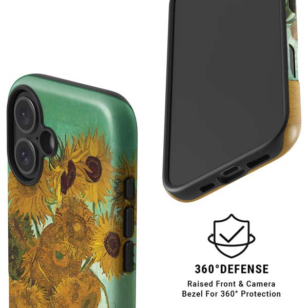 Sunflowers 1888 by Van Gogh iPhone 16 Magsafe Impact Case