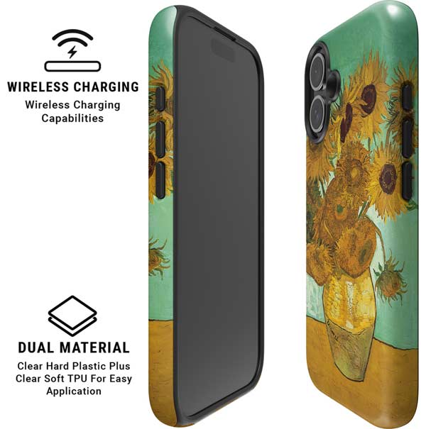 Sunflowers 1888 by Van Gogh iPhone 16 Magsafe Impact Case