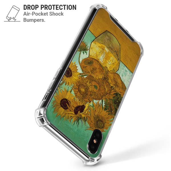 Sunflowers 1888 by Van Gogh iPhone X/XS Clear Case