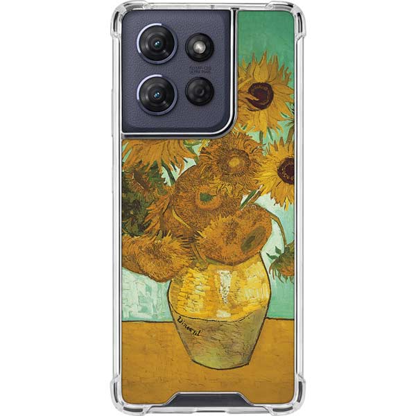 Sunflowers 1888 by Van Gogh Moto G 5G (2025) Clear Case
