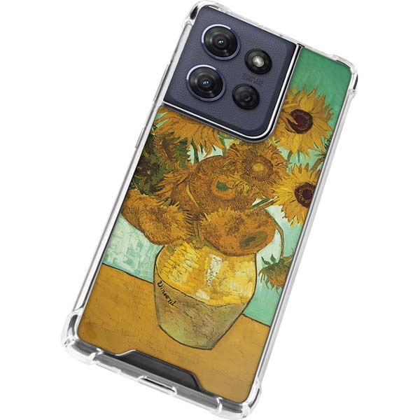 Sunflowers 1888 by Van Gogh Moto G 5G (2025) Clear Case