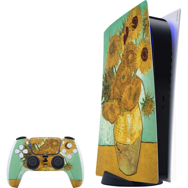 Sunflowers 1888 by Van Gogh PlayStation PS5 Skins