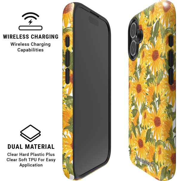 Bouffants and Broken Hearts Sunflowers iPhone 16 Magsafe Impact Case
