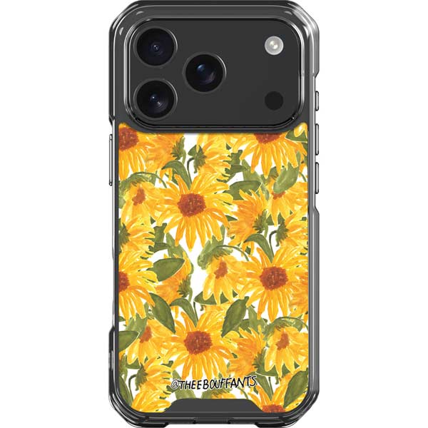 Bouffants and Broken Hearts Sunflowers iPhone 17 Pro Clear Case