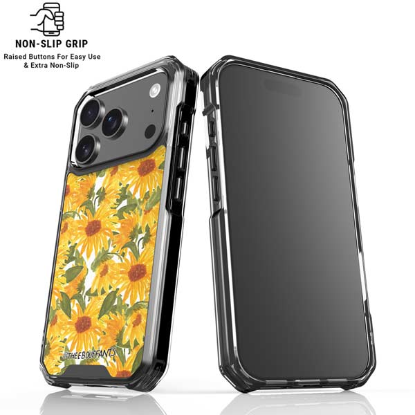 Bouffants and Broken Hearts Sunflowers iPhone 17 Pro Clear Case