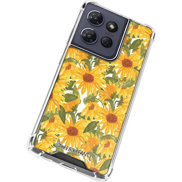 Bouffants and Broken Hearts Sunflowers Moto G Power 5G (2025) Clear Case
