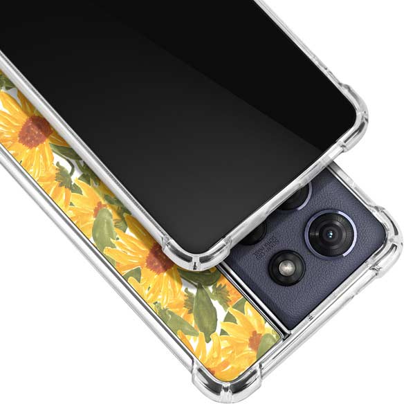Bouffants and Broken Hearts Sunflowers Moto G Power 5G (2025) Clear Case