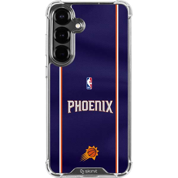 NBA Phoenix Suns Jersey Galaxy S26 Clear Case