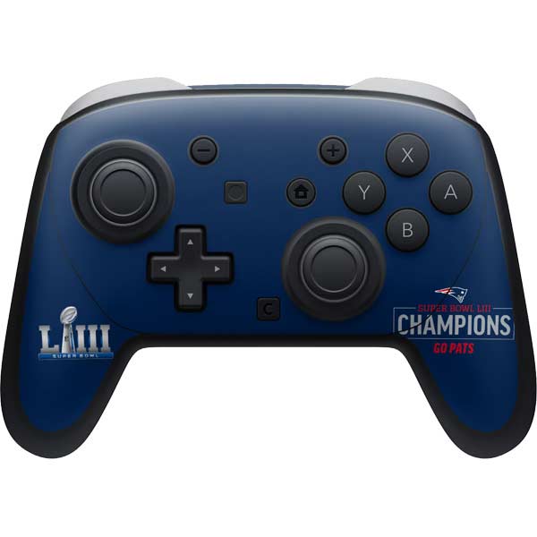 NFL Super Bowl LIII Champions Go Pats Nintendo Skins