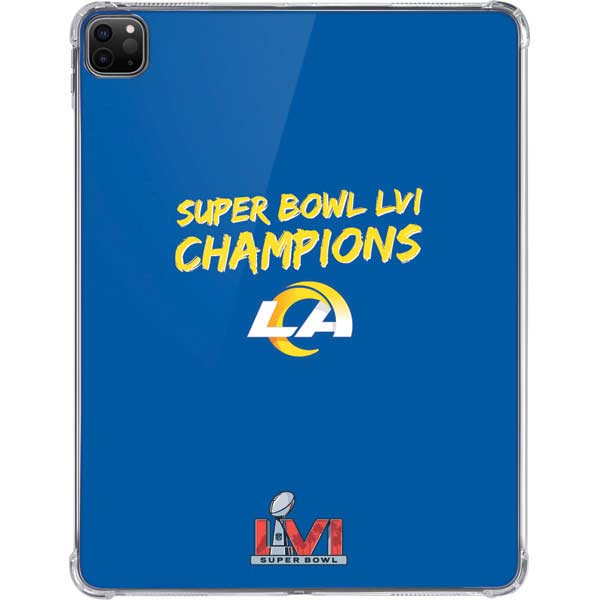 NFL Super Bowl LVI Champions Rams iPad Pro 11in (2024) Clear Case
