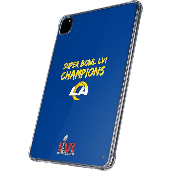 NFL Super Bowl LVI Champions Rams iPad Pro 11in (2024) Clear Case