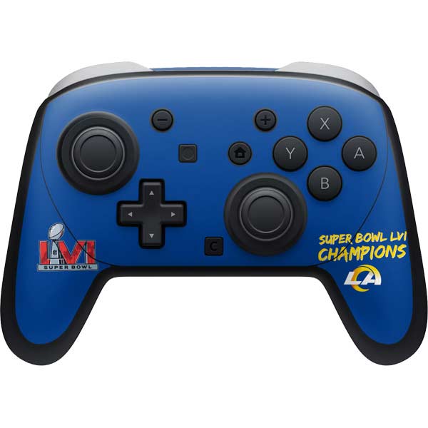 NFL Super Bowl LVI Champions Rams Nintendo Skins