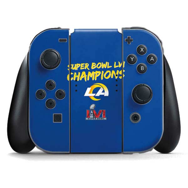 NFL Super Bowl LVI Champions Rams Nintendo Skins