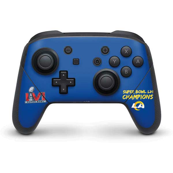 NFL Super Bowl LVI Champions Rams Nintendo Skins