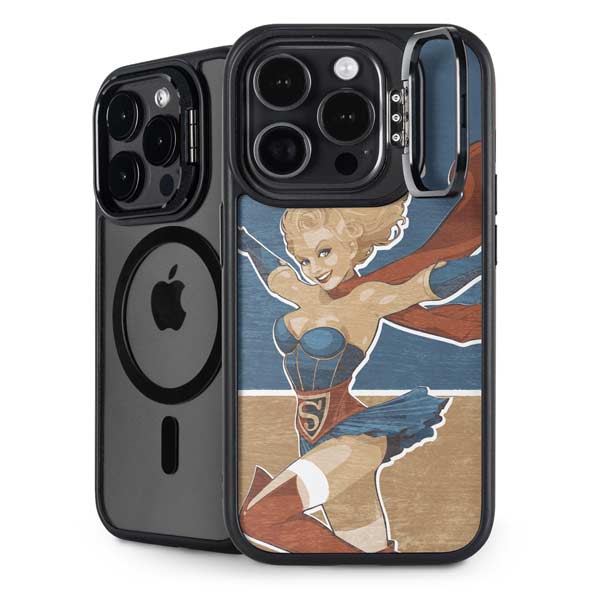 DC Comics Bombshells Supergirl iPhone 14 Pro Max Kickstand Case