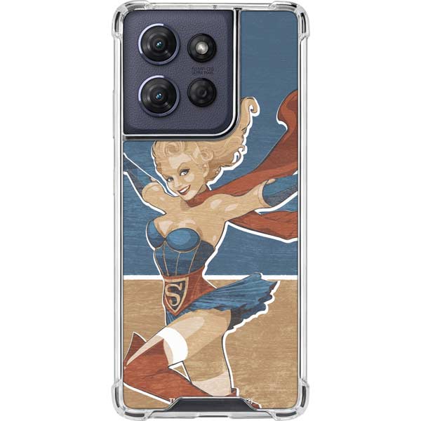 DC Comics Bombshells Supergirl Moto G Play 5G (2025) Clear Case