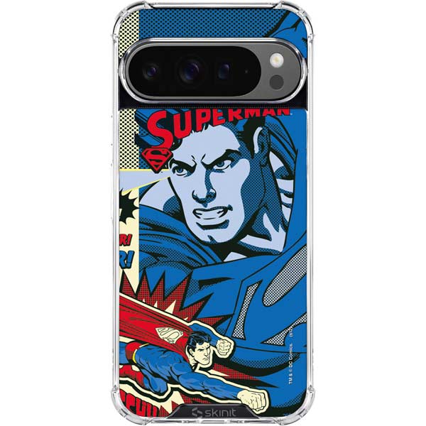 DC Comics Superman America's Hero Google Pixel 10 Pro XL Clear Case