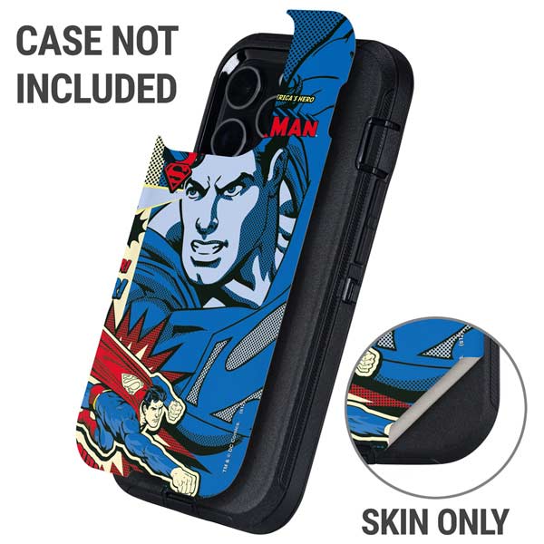 DC Comics Superman America's Hero Otterbox Defender iPhone Skin