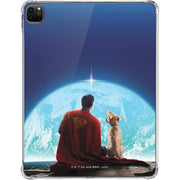Superman 2025 Superman & Krypto watch the Earth iPad Pro 11in (2024) Clear Case