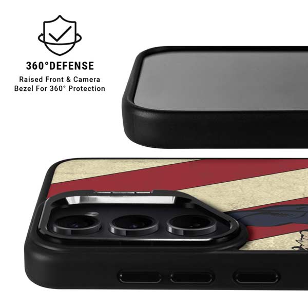 DC Comics Superman Vintage Pose American Flag Galaxy S26 Ultra Kickstand Case