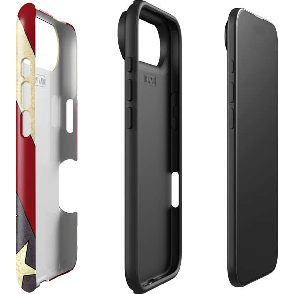 DC Comics Superman Vintage Pose American Flag iPhone 17 Air Impact Case