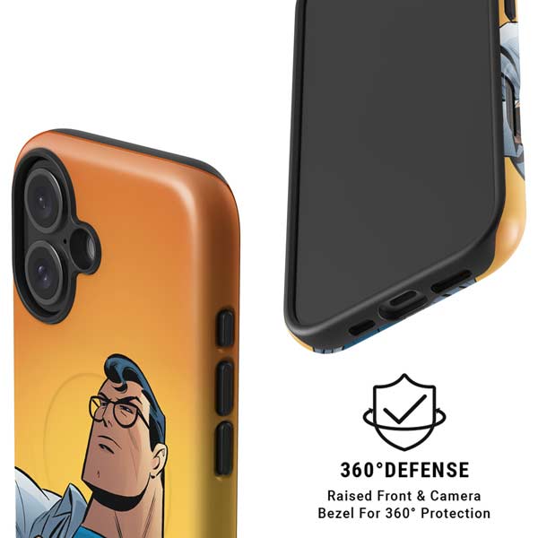 DC Comics Superman 90's Animated Series iPhone 16 Magsafe Impact Case