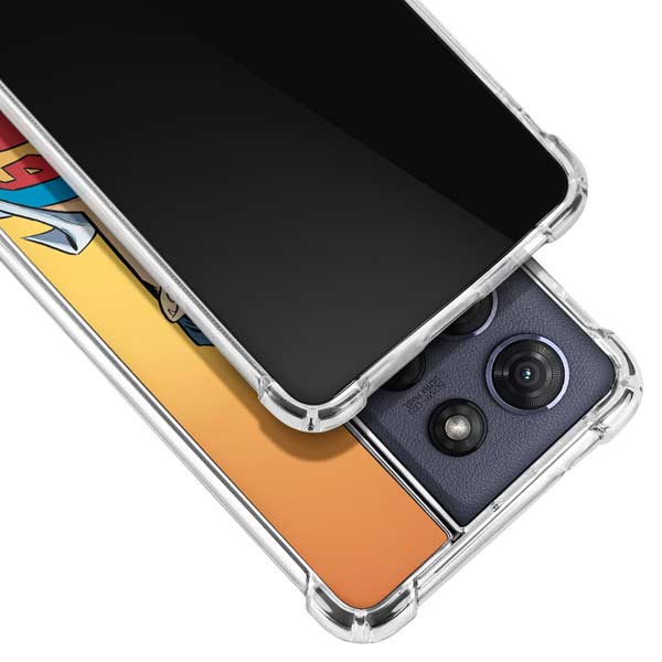 DC Comics Superman 90's Animated Series Moto G Play 5G (2025) Clear Case