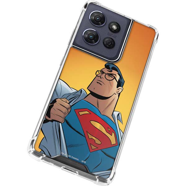 DC Comics Superman 90's Animated Series Moto G Power 5G (2025) Clear Case