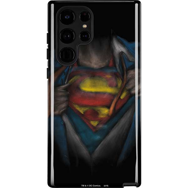 DC Comics Superman Pastel Art Galaxy Cases