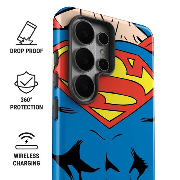 DC Comics Superman Vintage Chest Galaxy S26 Ultra Impact Case