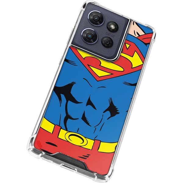 DC Comics Superman Vintage Chest Moto G Stylus 5G (2025) Clear Case