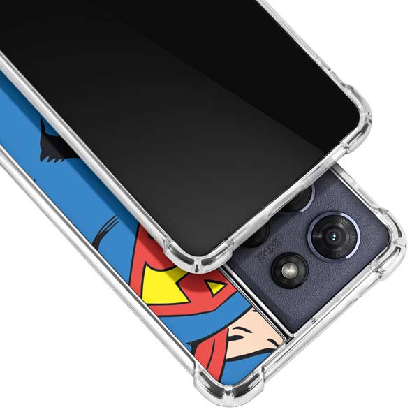 DC Comics Superman Vintage Chest Moto G Stylus 5G (2025) Clear Case