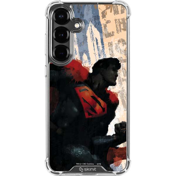 DC Comics Superman Color Sketch Galaxy S26 Plus Clear Case