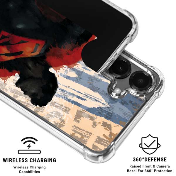 DC Comics Superman Color Sketch Galaxy S26 Plus Clear Case