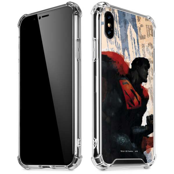 DC Comics Superman Color Sketch iPhone X/XS Clear Case
