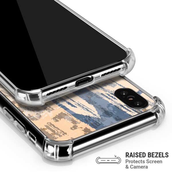 DC Comics Superman Color Sketch iPhone X/XS Clear Case