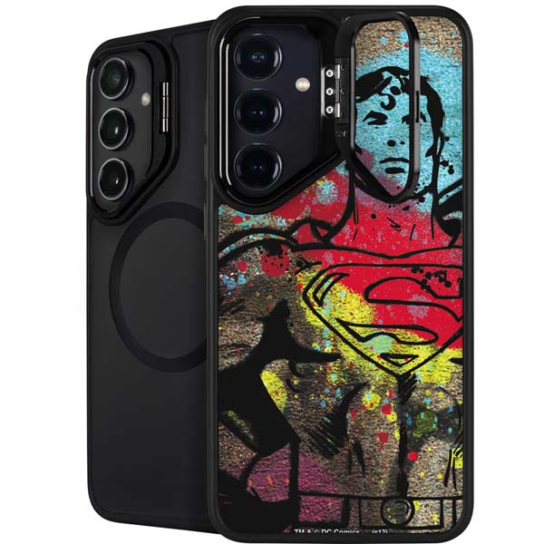 DC Comics Superman Color Splatter Galaxy S26 Plus Kickstand Case