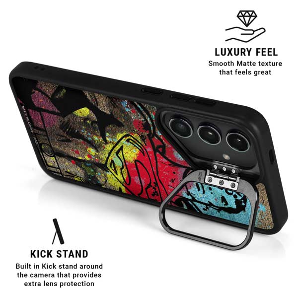 DC Comics Superman Color Splatter Galaxy S26 Ultra Kickstand Case