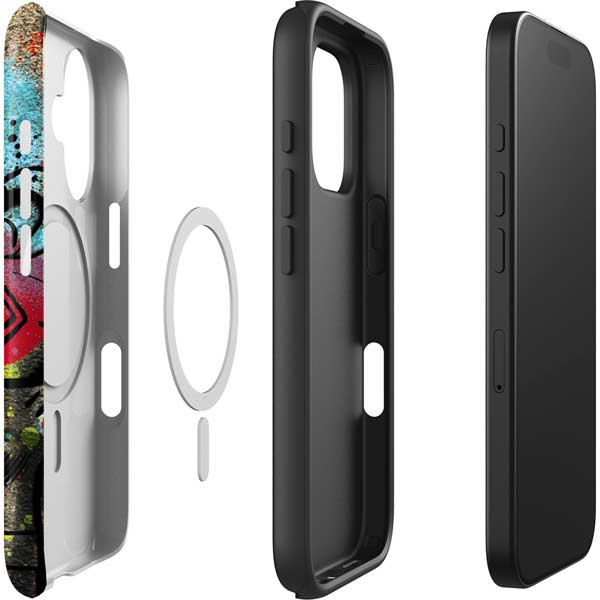 DC Comics Superman Color Splatter iPhone 16 Plus Magsafe Impact Case