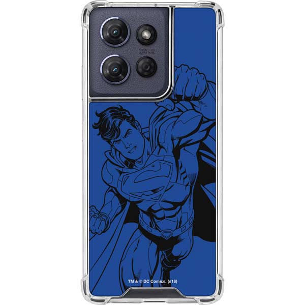 DC Comics Superman Comic Pop Moto G Play 5G (2025) Clear Case