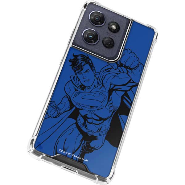 DC Comics Superman Comic Pop Moto G Play 5G (2025) Clear Case