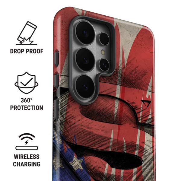 DC Comics Superman Crest Galaxy S26 Ultra Impact Case