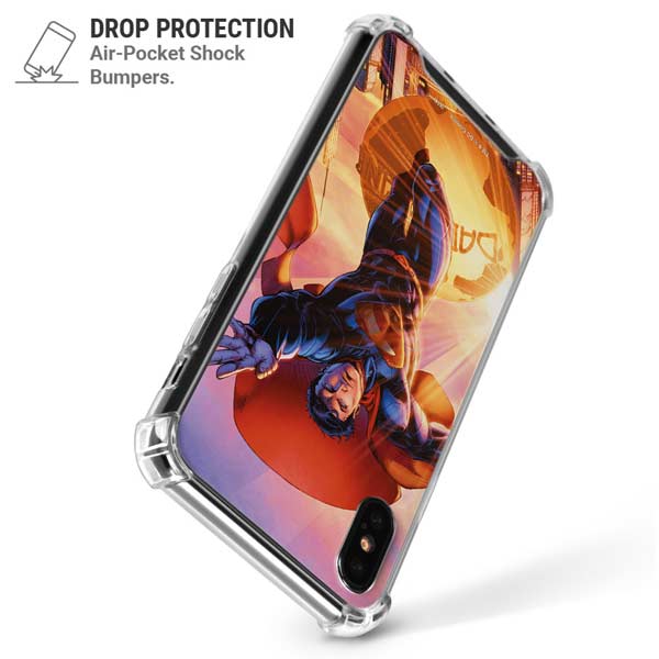 DC Comics Superman Unchained #1 75th Anniversary Cover Art by Jim Lee iPhone X/XS Clear Case