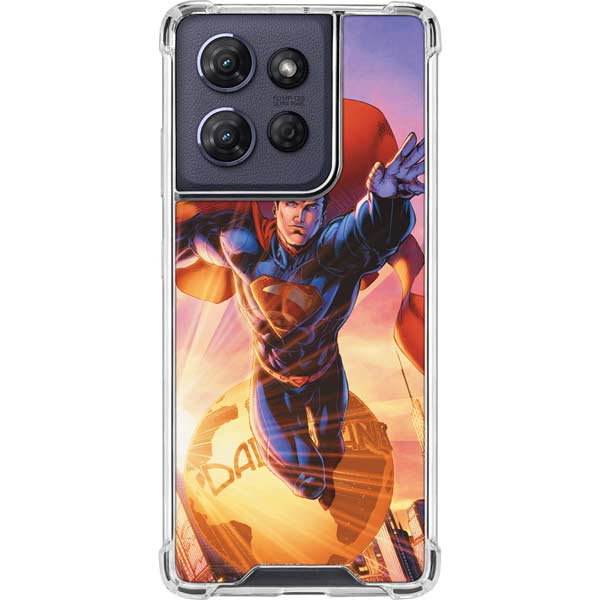 DC Comics Superman Unchained #1 75th Anniversary Cover Art by Jim Lee Moto G 5G (2025) Clear Case