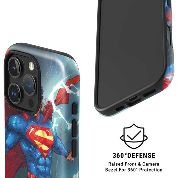 DC Comics Superman Elements iPhone 16 Pro Magsafe Impact Case